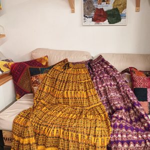 FALDA COTTON MIX GOLD